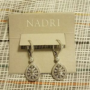 Nadri drop earrings
